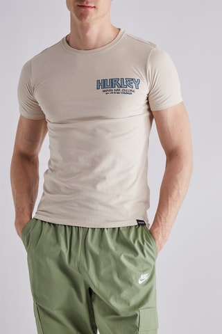 T-shirt - Wit - Hurley