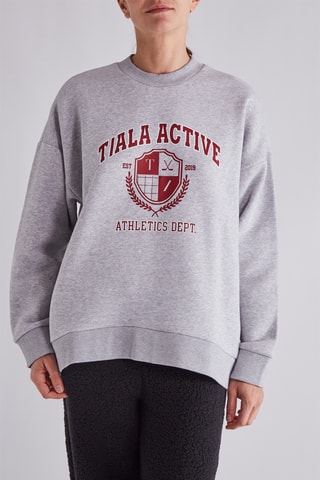 Biologisch Katoenen Sweater - Gemêleerd Lichtgrijs - Tala