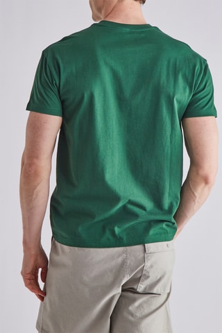 Oversized T-shirt - Donkergroen Vans