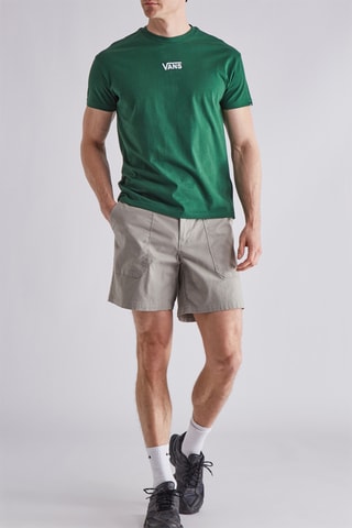 Oversized T-shirt - Donkergroen Vans