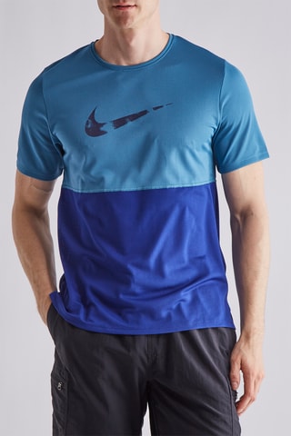 T-shirt de running - Bleu - Nike