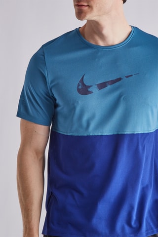 T-shirt de running - Bleu - Nike