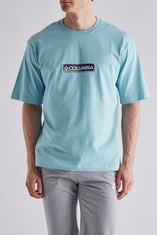 T-shirt - Hemelsblauw - Columbia