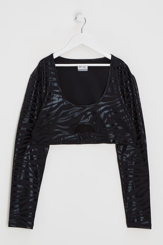 Crop top - Zwart - Hiit