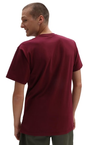 T-shirt Left Chest - Bordeauxrood