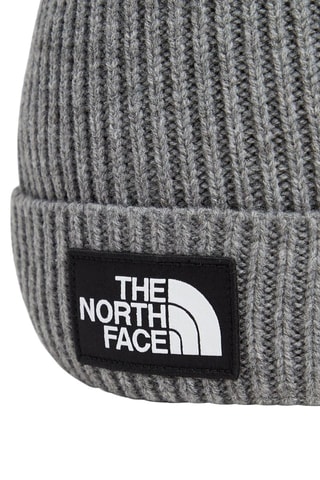 Muts met Pompon TNF - Gemêleerd Grijs