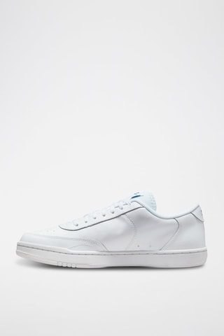 Leren Sneakers Court Vintage - Wit