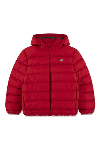 Doudoune à capuche - Rouge