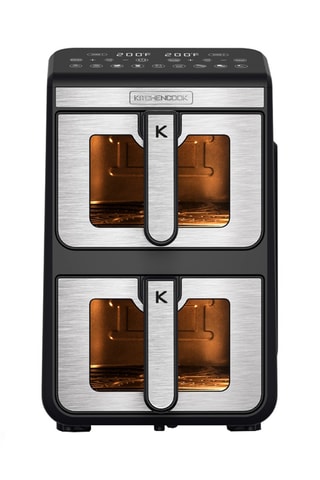 Double friteuse à air verticale - 11 l - 7 programmes