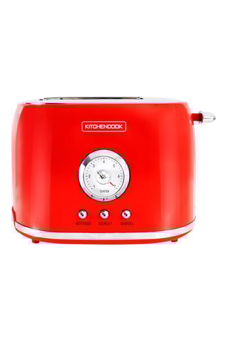 Grille-pain - 800 W - 2 fentes - Rouge