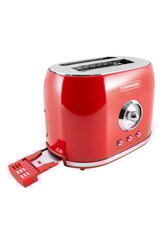 Grille-pain - 800 W - 2 fentes - Rouge