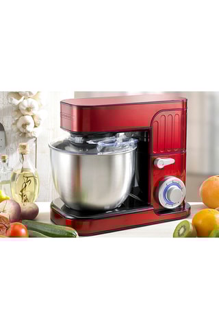 Robot pétrin - 5,5 l - 1300 W - 6 vitesses - Rouge