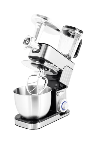 Robot pétrin 3-en-1 - 5,5 l - 1300 W - 6 vitesses - Argenté