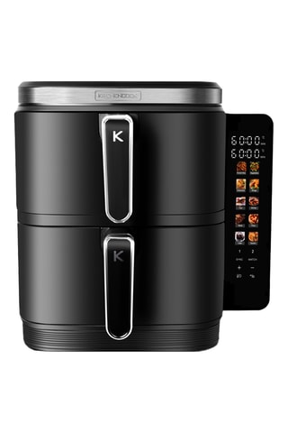 Double friteuse à air verticale - 12 l - 10 programmes