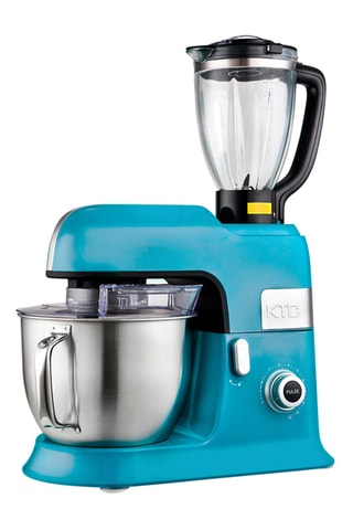 Robot pétrin avec blender - 6,5 l et 1,5 l - 1300 W - 10 vitesses - Bleu