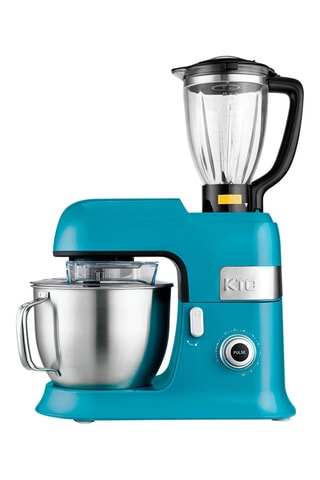 Robot pétrin avec blender - 6,5 l et 1,5 l - 1300 W - 10 vitesses - Bleu