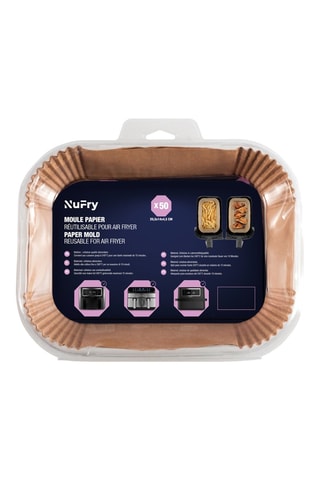Moules papier cuisson pour Air Fryer - 50 pièces