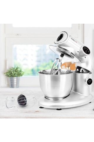 Robot pétrin - 5 l - 1000 W - 4 vitesses - Argenté