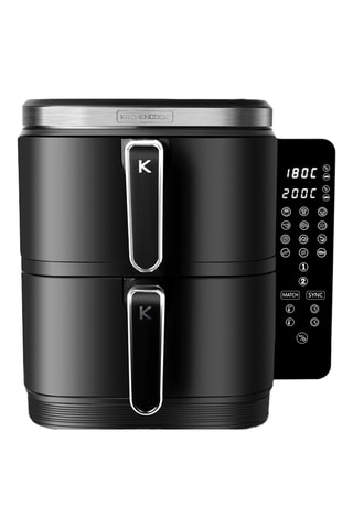 Double friteuse à air verticale - 12 l - 12 programmes