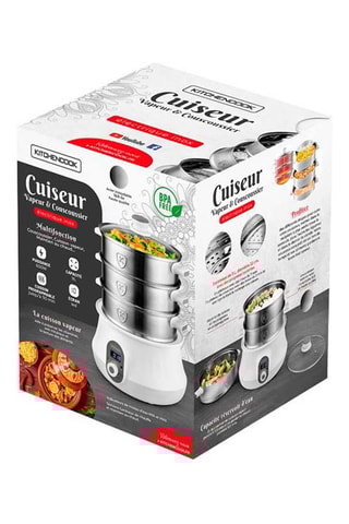 Cuiseur vapeur et couscoussier - 600 W - 9 l