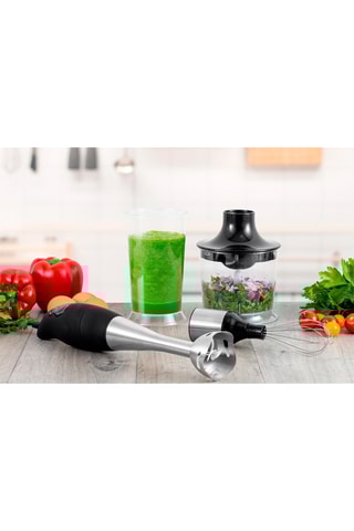 Mixeur plongeant 3-en-1 - 700 ml - 400 W - 2 vitesses - Noir