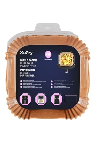 50 moules papier cuisson pour Air Fryer