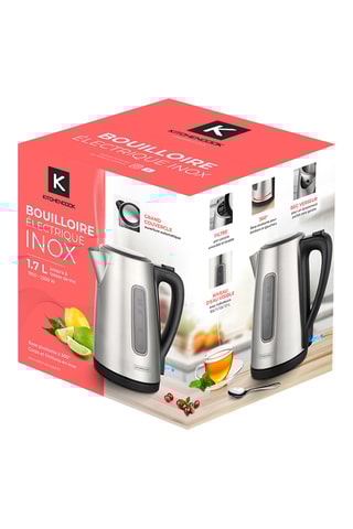 Bouilloire en acier inoxydable Xtea - 1,7 l - 2200 W - Argenté