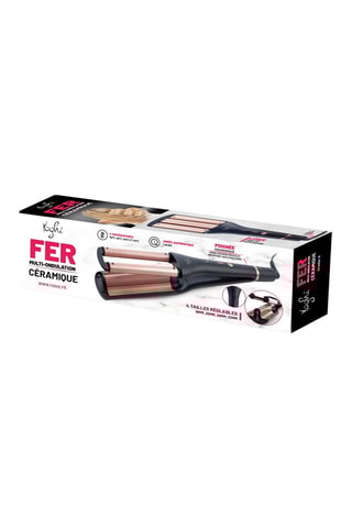 Fer multi-ondulations en céramique - 210 °C