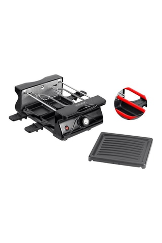 Appareil à raclette et gril - 650 W - 4 personnes