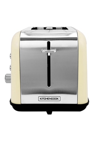 Grille-pain - 800 W - 2 fentes - Beige