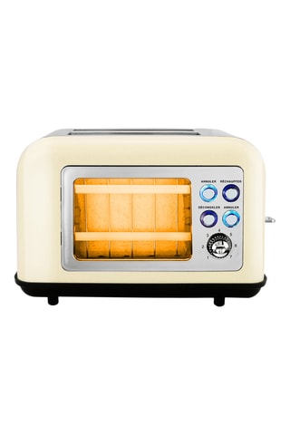 Grille-pain - 800 W - 2 fentes - Beige