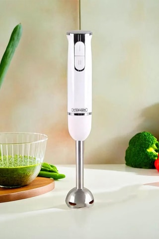 Mixeur plongeant - 600 W - 2 vitesses - Blanc