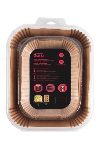 150 moules papier cuisson Air Fryer - 27,1 x 21,2 x 5,2 cm