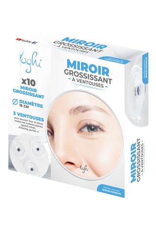 Miroir - Blanc - 15 x 15 x 2,5 cm