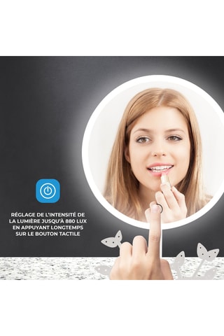 Miroir - Blanc - 20,5 x 18 x 29 cm