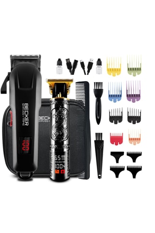 2 tondeuses en acier inoxydable - 6 longueurs de coupe - 3 W, 5 W - 120 min, 180 min d'autonomie