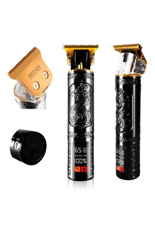 2 tondeuses en acier inoxydable - 6 longueurs de coupe - 3 W, 5 W - 120 min, 180 min d'autonomie