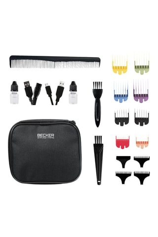 2 tondeuses en acier inoxydable - 6 longueurs de coupe - 3 W, 5 W - 120 min, 180 min d'autonomie