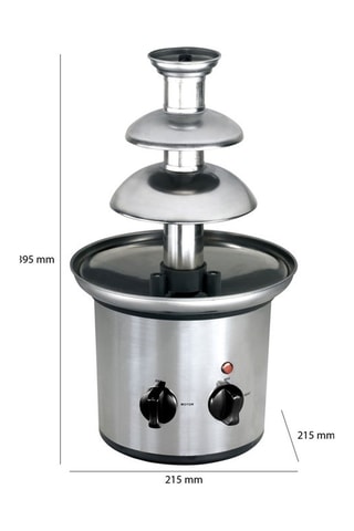 Fontaine à chocolat - 190 W - Argenté