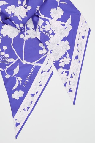 Bandeau en soie Kimono - Violet