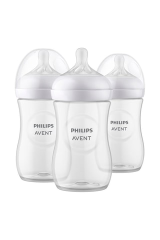 3 biberões sem BPA Natural - A partir dos 1 meses