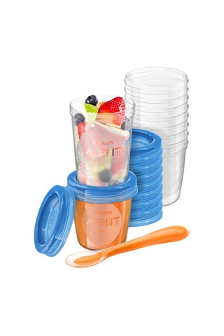 Conjunto de conservação para purés sem BPA