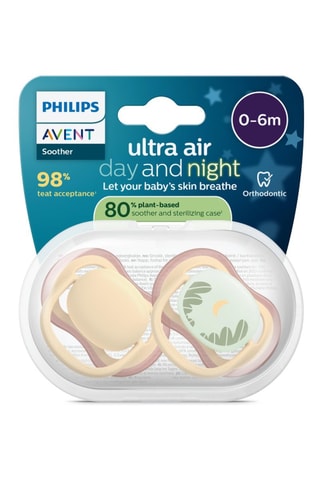 2 x 2 chupetas Ultra Air J&N - A partir dos 18 meses