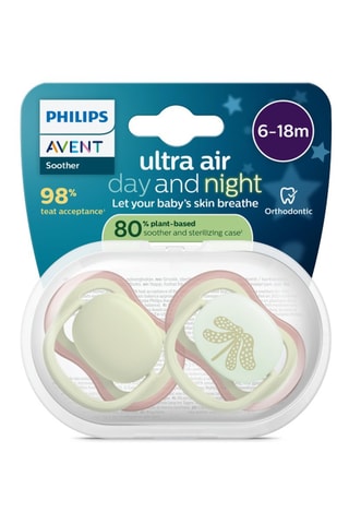 2 x 2 chupetas Ultra Air J&N - Dos 6 aos 18 meses