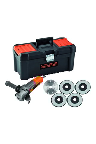 Smerigliatrice con cavo + 5 dischi - 900 W