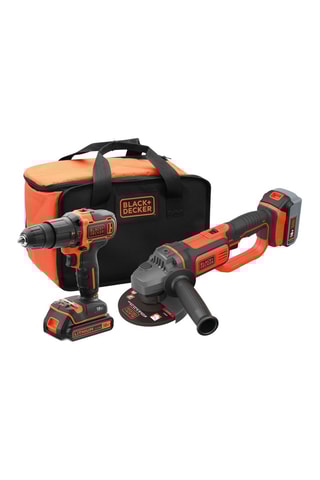 Trapano a percussione e smerigliatrice senza cavo