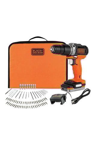 Trapano senza cavo a percussione 12 V - Mandrino 10 mm - 80 accessori