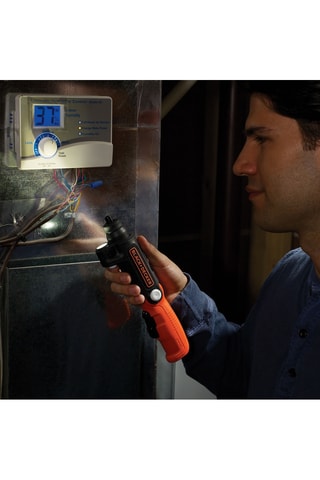 Tournevis électrique LED sans fil - 3,6 V - Coffret de rangement