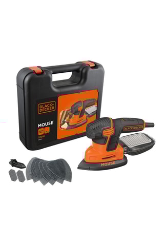 Ponceuse de détail filaire - 120 W - Boîte de rangement