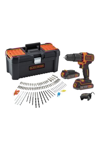 Perceuse-visseuse à percussion sans fil - 18 V - 105 accessoires - Malette